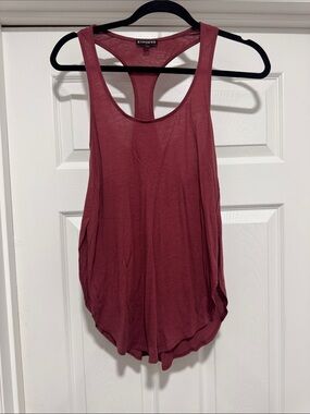 Express Women's Racerback Tank Top - Wine